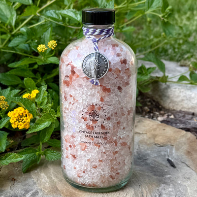 Vintage Lavender Bath Salts, 16. oz. bottle