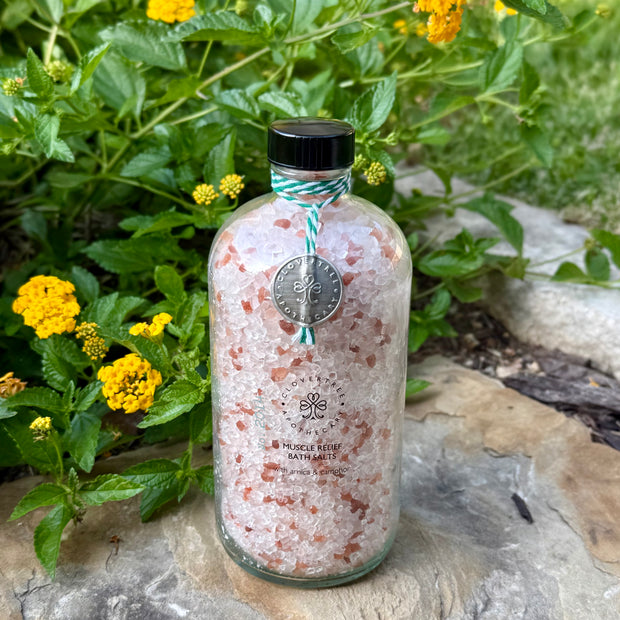 Muscle Relief Bath Salts, 16 oz. bottle