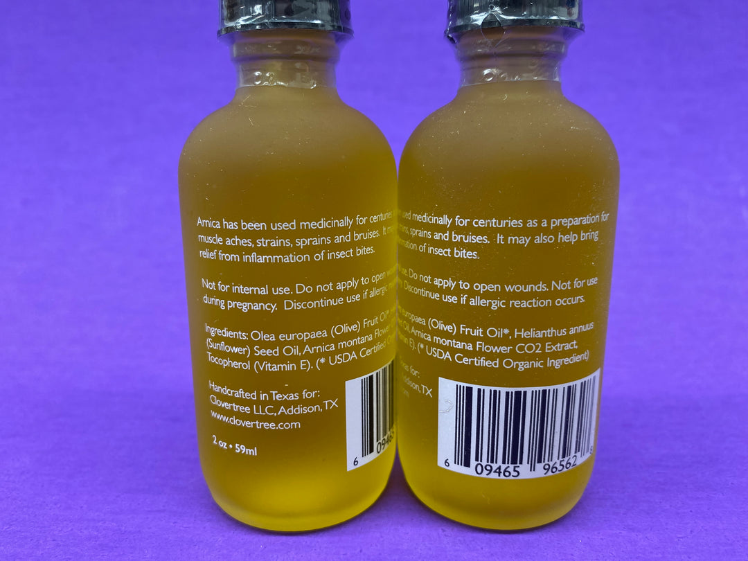 Arnica Therapy Oil - Clovertree Apothecary - Plant-Powered Beauty